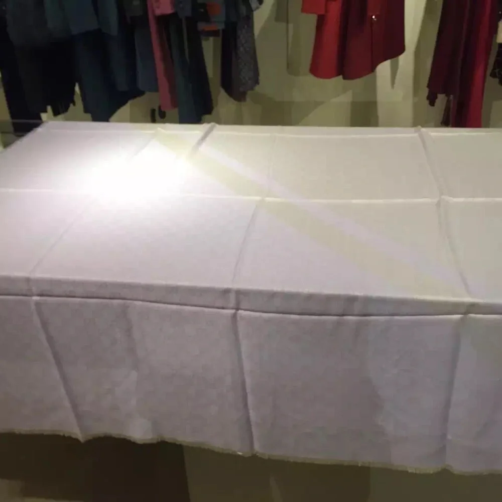 Gucci wool silk GG scarf
